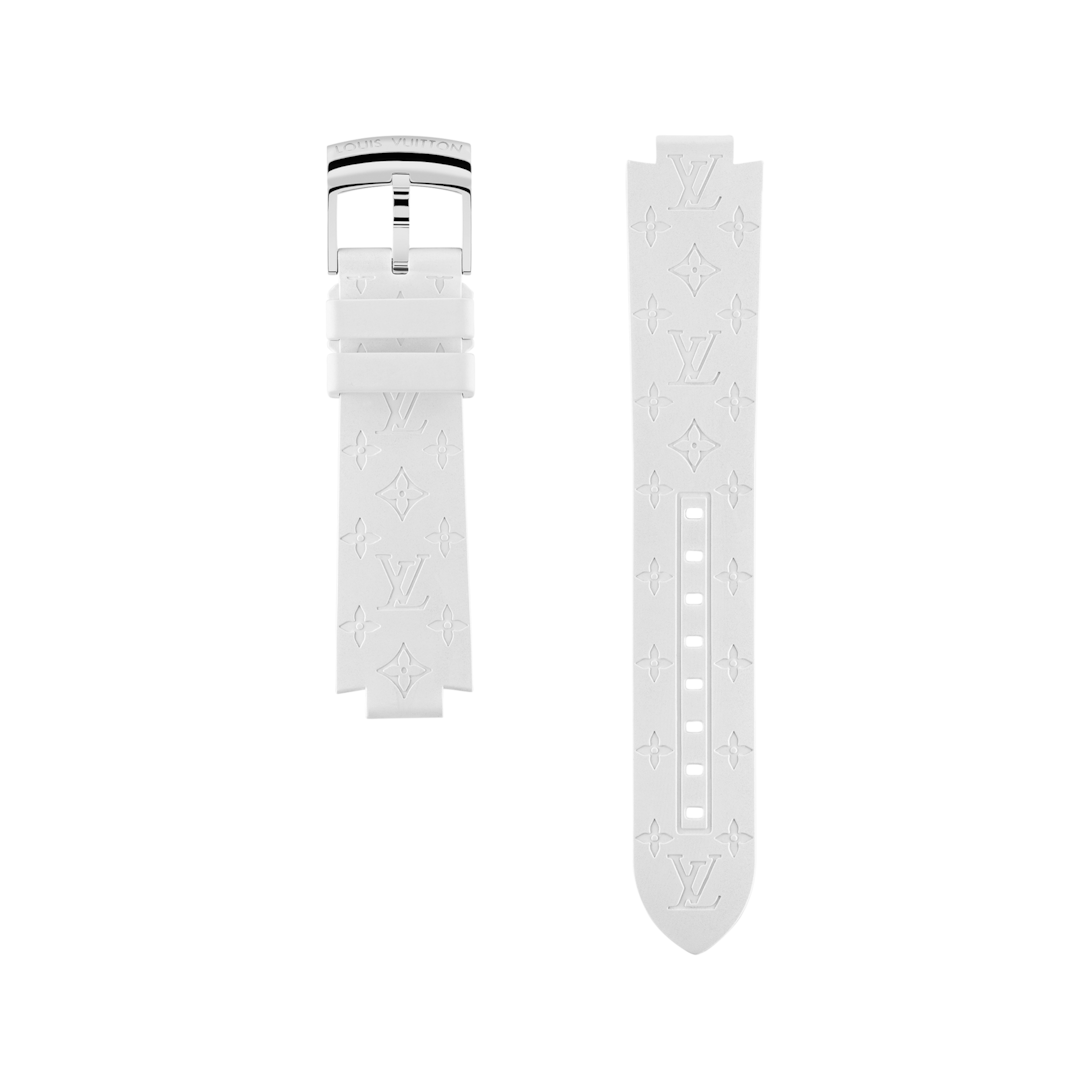 LOUIS VUITTON ホワイトラバーベルト STRAP TAMBOUR RUBBER WHITE M/M - Watches - Connected Watches